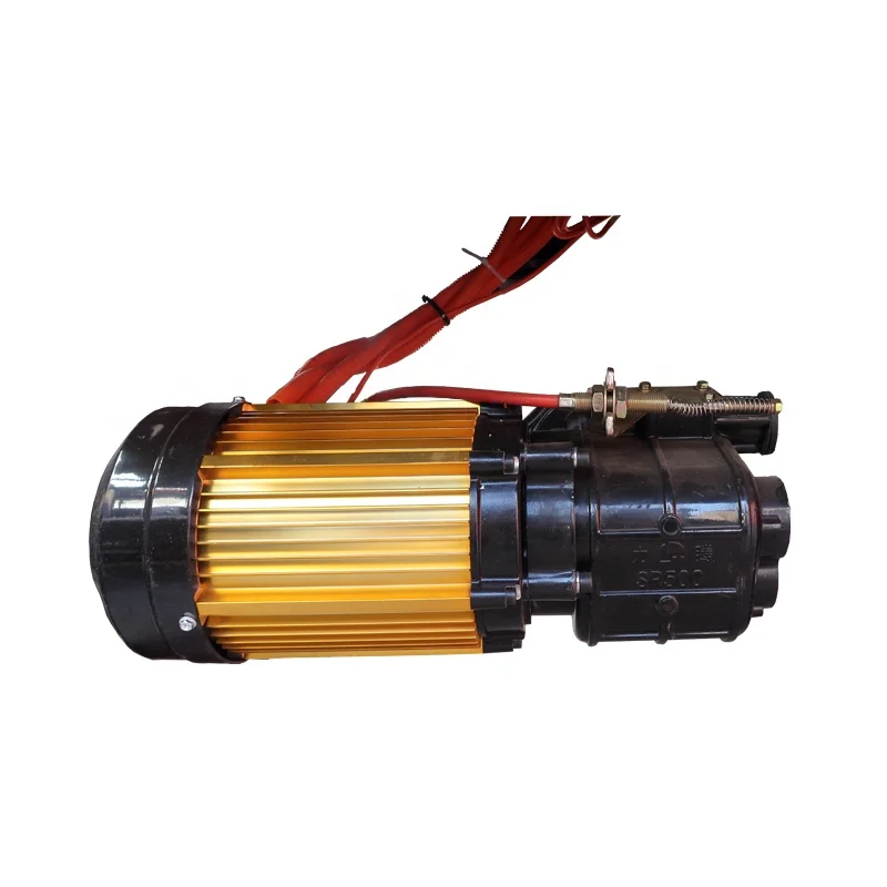 DC brush motor for electric mining dumpers, 1KW/2KW/3KW DC brushed motor spare parts for electric mini dumper in peru