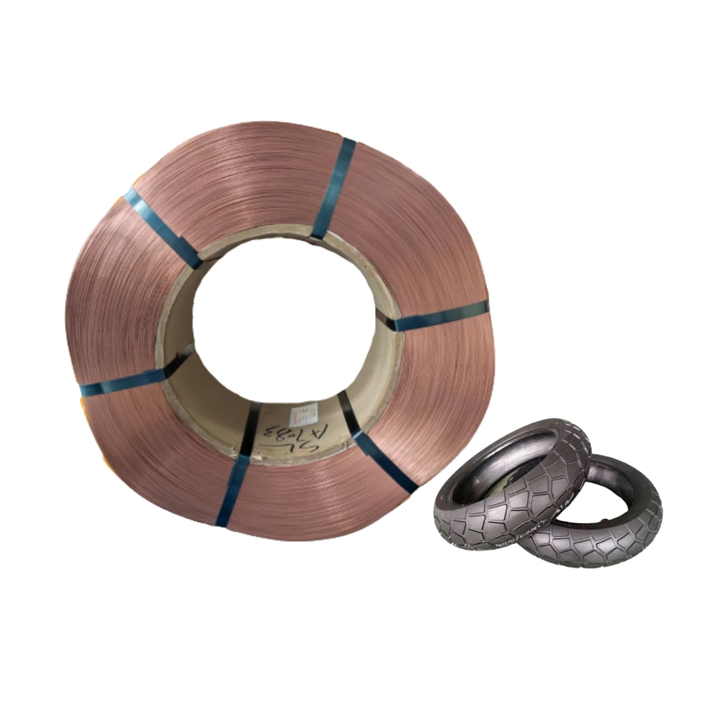 simbo brand tire material  high carbon  bronze coated bead wire ring for tyre