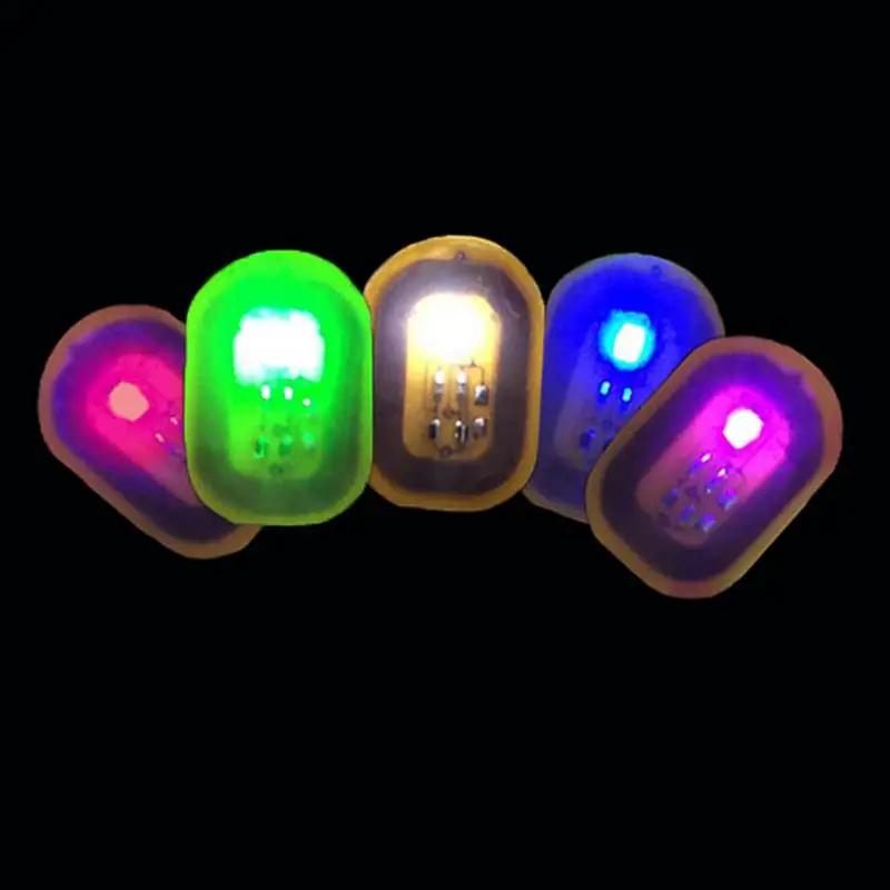Smart LED Light Flashing NFC Card Mobile Phone Nail Sticker Fingernail Art Tip Sticker Fashional Chip