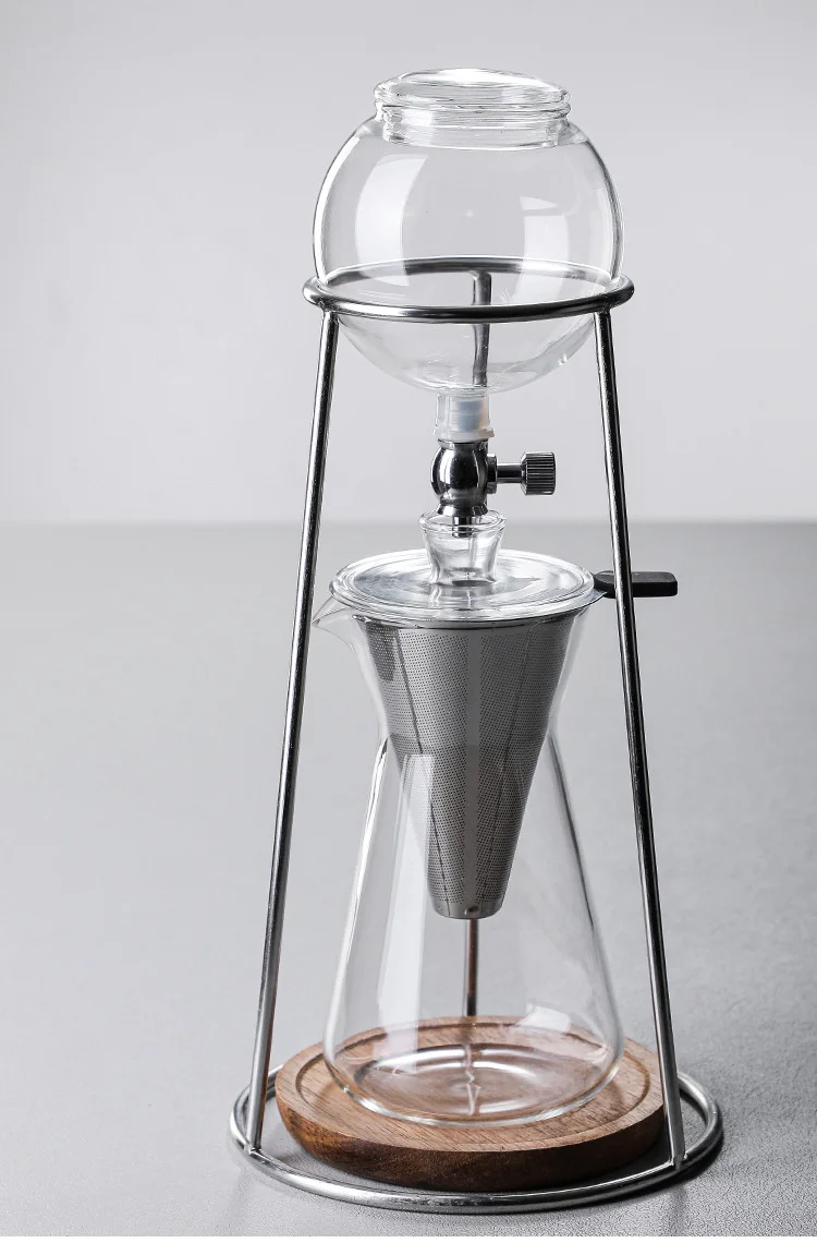 Harmony Hot Selling Wholesale Glass Pot Set Household Type Hand Brew Extraction Tea Ice Drip Coffee Pot