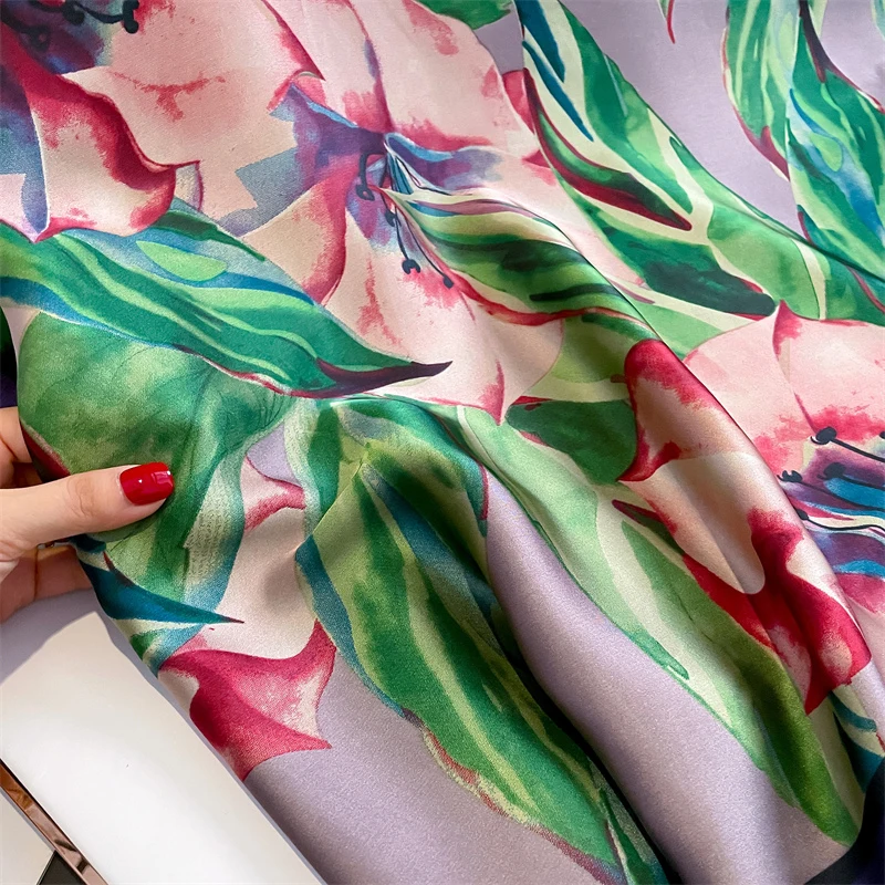 bohemian elegent Christmas Mujer 90*180cm Romantic Popular silk scarf Travel women long shawl