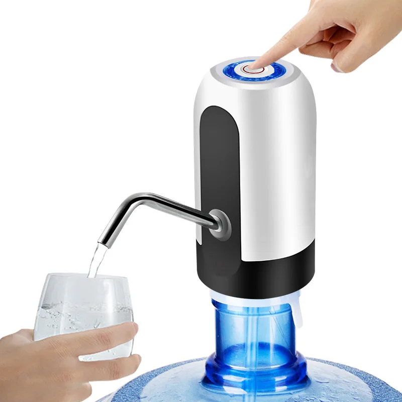 
Standing Rechargeable USB Automatic Mini Electric Drinking Water Dispenser Plastic Desktop Cold 1200mah Lithium Battery CTP 