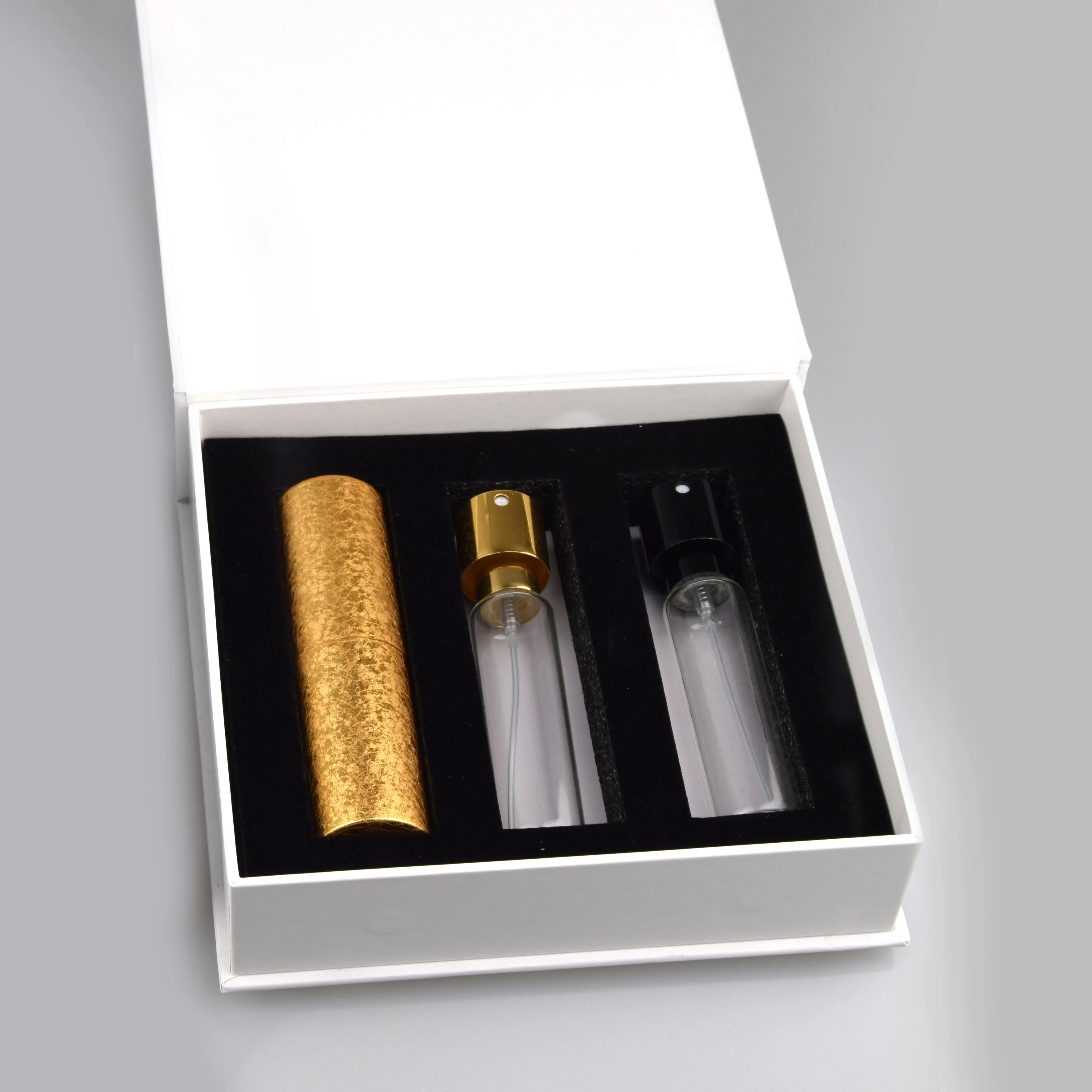 Luxury Glass Perfume Bottles 5Ml 15Ml With Gift Box Packaging