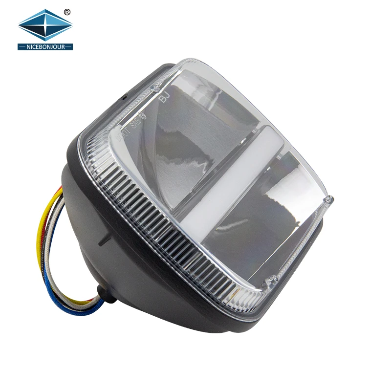 Dot 7x6 5x7 Inch Led Headlights High Low Drl Beam Headlight Replacement For Jeep Wrangler YJ Cherokee XJ