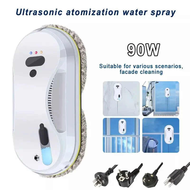 Home Automatic Robot Remote Control Smart Window Cleaner Cleaning Water Spray