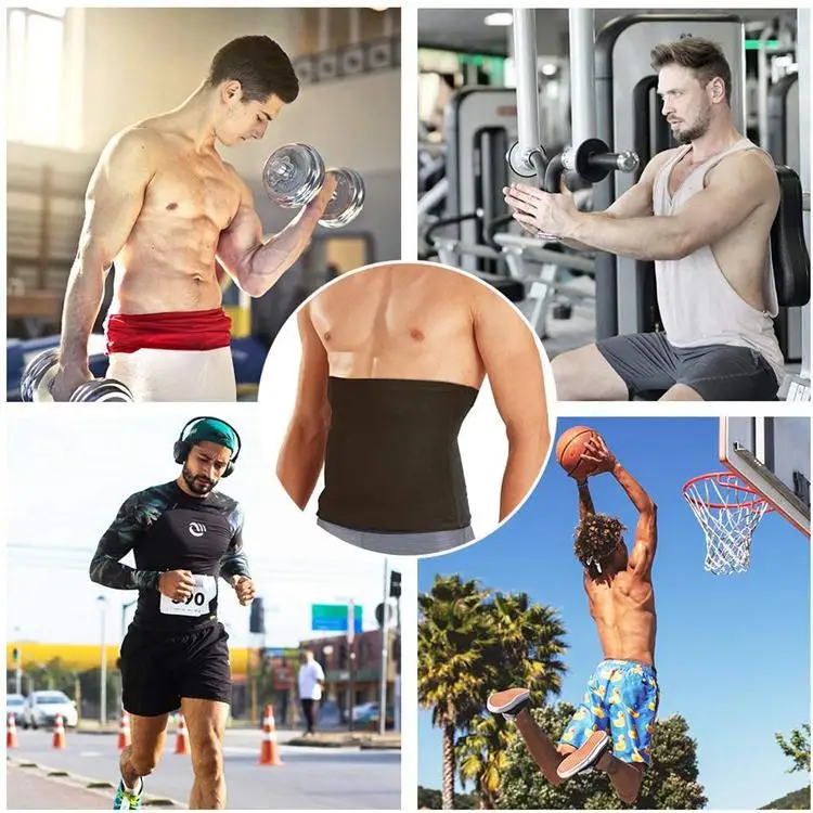 Sweat Fat Burning Sauna Belt Tummy Control Trimmer Fitness Shapewear Stomach Waist Trainer Cincher Sauna Slimming Belt