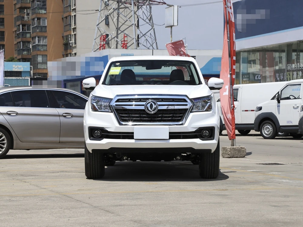 Trade Assurance 2WD 4WD Dongfeng RICH6 Pickup Trucks with Maximum Power 116Kw Fuel Tank Capacity 73L and Displacement 2438mL