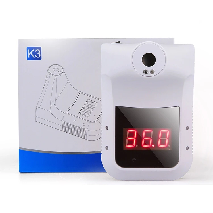 
Non-Contact Body Infrared Thermometer K3 Digital Forehead Infrared Gun Wall Mounted Thermometer 