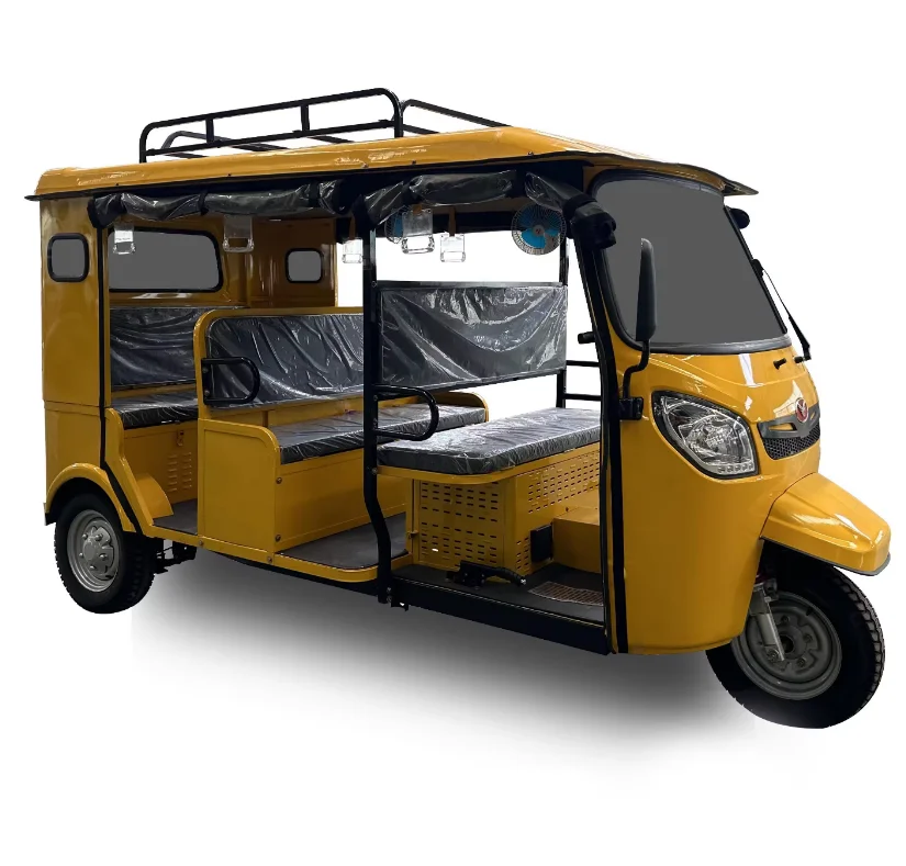 Tricycle Motorcycle 9 Seats Tuk Tuk Taxi 200CC Motorized tricycle