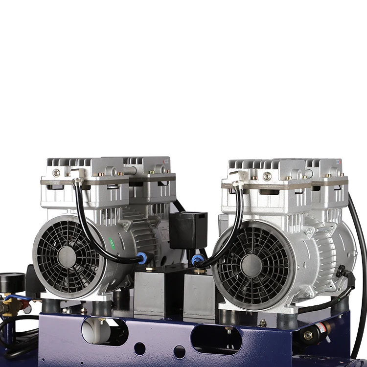 Best quality 65L vertical type dental silent air compressor for 4pcs dental unit air compressor for sale