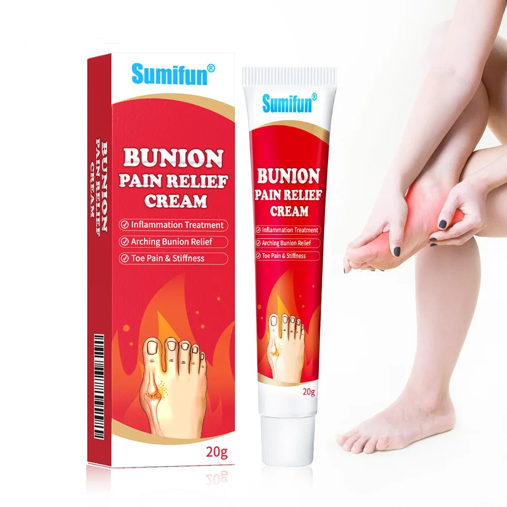 Sumifun Bunion Joint Toe Stiffness Inflammation Treatment Rheumatism Plaster Arching Bunion Pain Relief cream Ointment