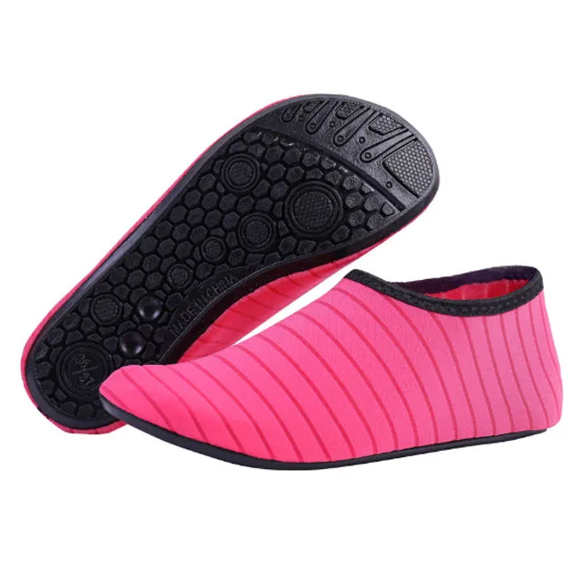 Portable men women kids quick dry barefoot beach aqua water shoes for sport