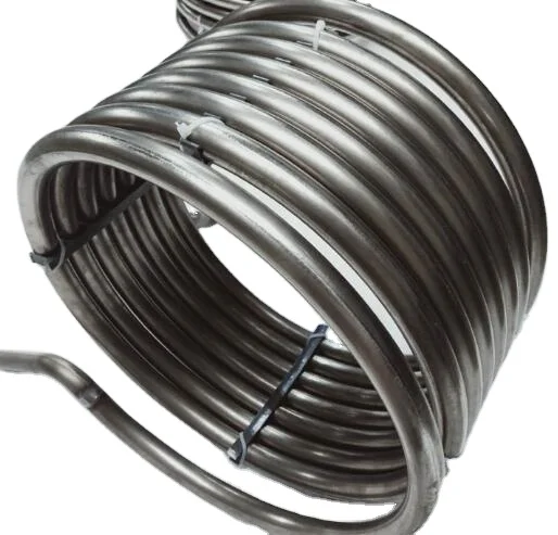 Strong Anti-oxidation Grade 2 Seamless Titanium Coil Pipes for Water Chillers in Corrosive Environments