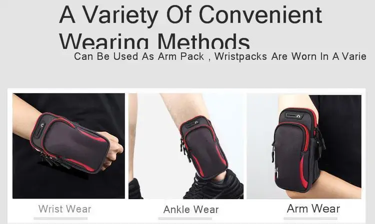 Gym Sports Running Jogging Arm Bag Holder Case Cover For Cell Phone Arm Bag