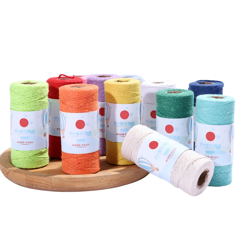 ZENGLONG textile 12 colors 6ply fancy yarn colorful DIY crochet knitted yarn suppliers hand knitting cotton yarn for tapestry