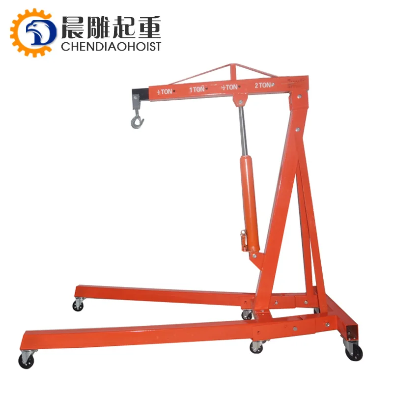 Best price folding manual small mobile engine hoist cranes for sale