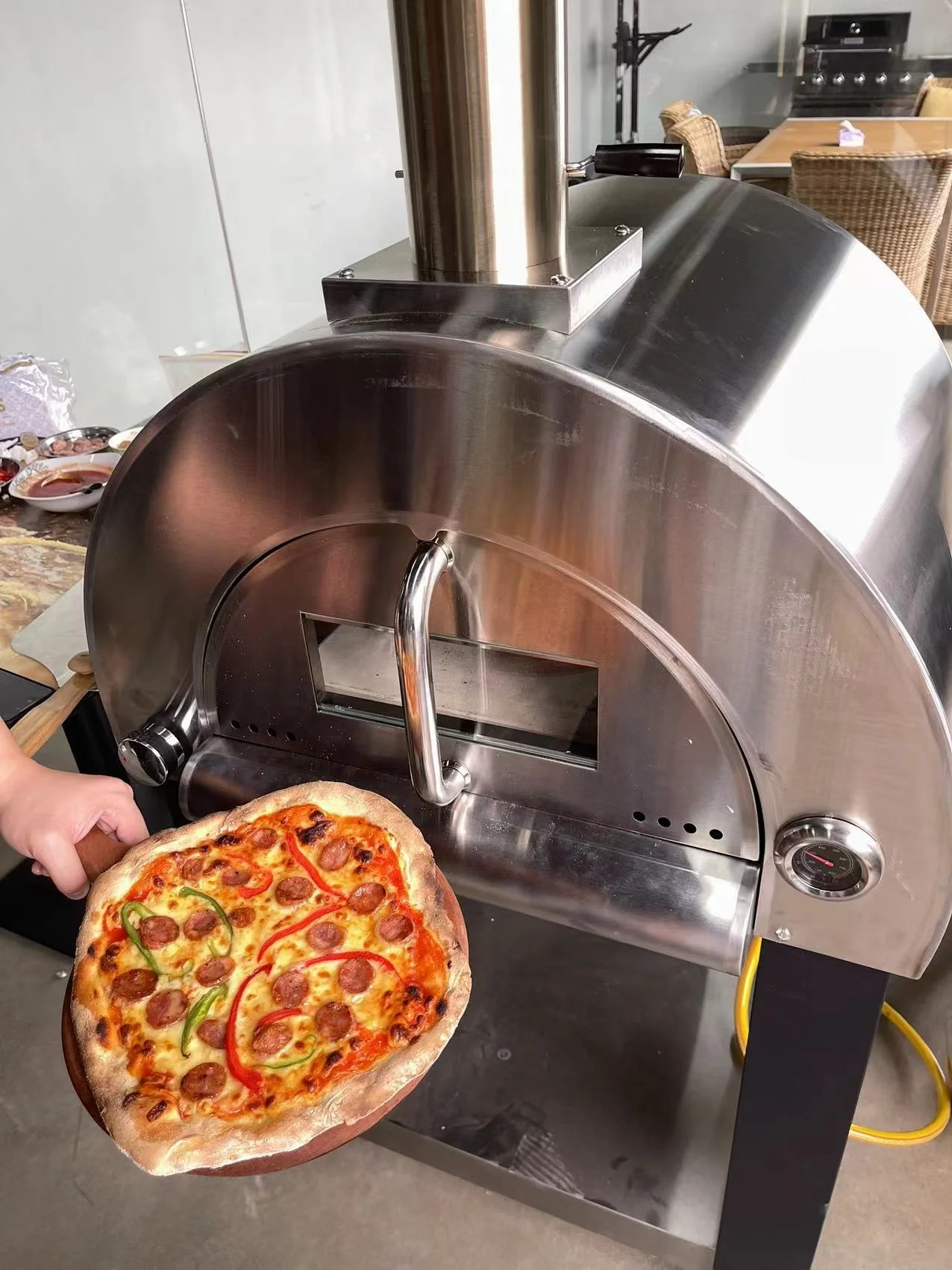 Table top waterproof pizza oven wood fired pizza oven Free-stand pizza oven outdoor