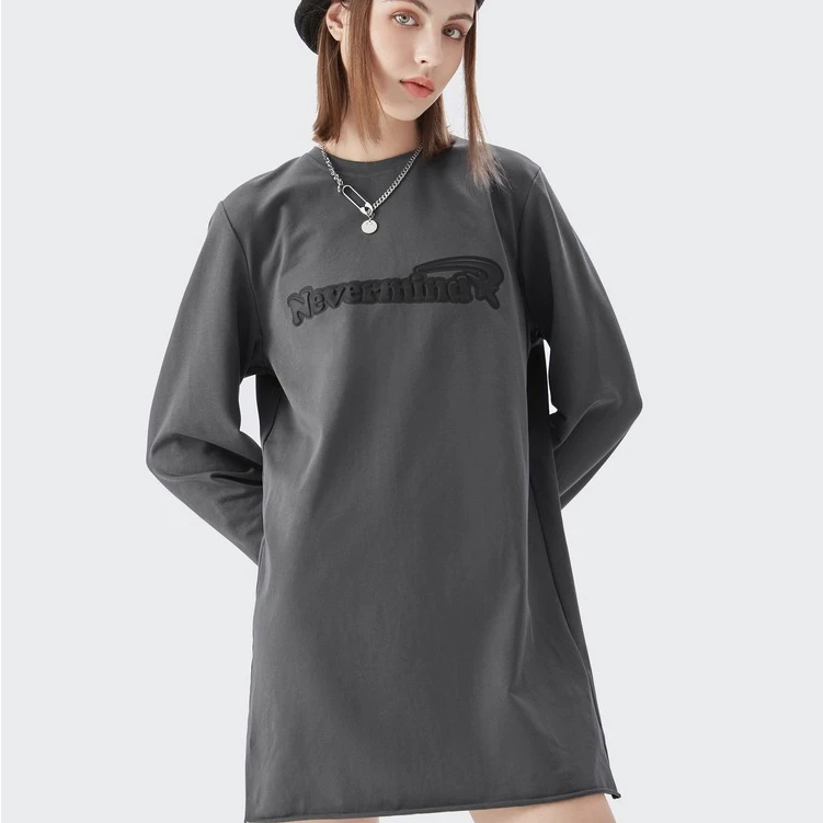 Осенняя футболка, Повседневная футболка с принтом кролика, эстетическая свободная футболка, женская уличная одежда с длинным рукавом, большие размеры, готический стиль Harajuku Kawaii