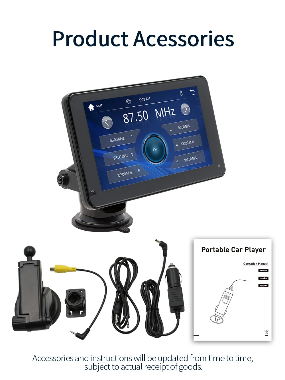 Флэш-Продажа 7-дюймовый mp5 плеер amoed с Bluetooth Автомобильный мультимедийный mp3/mp4 плееры