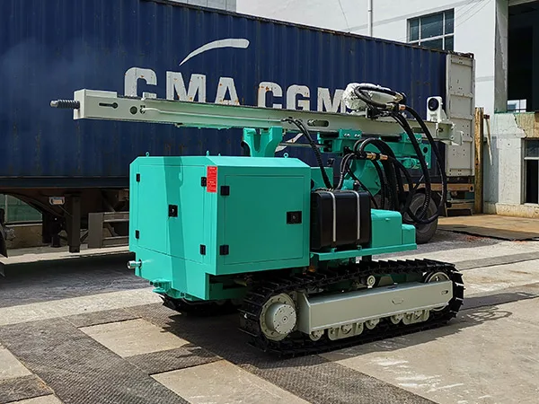  Economical HF385Y Highway Guardrail 84kW Photovoltaic Solar Pile Driver Drilling