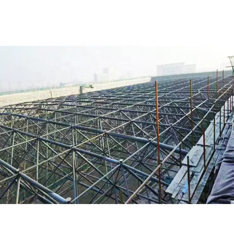 Prefabricated Steel Roof Trusses Roofing Steel Frame Mini Gas Station Canopy