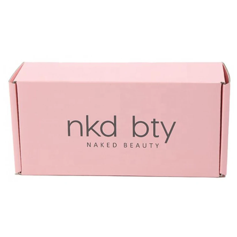 Mengsheng eco corrugated paper custom printed postal mailing flat kraft mailer tuck top shipping white packaging box