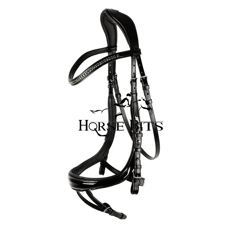 Уздечка для лошадей уздечка английской лошади Выездки лошадей/уздечка кожаной с мягкой подкладкой/уздечки прыжков