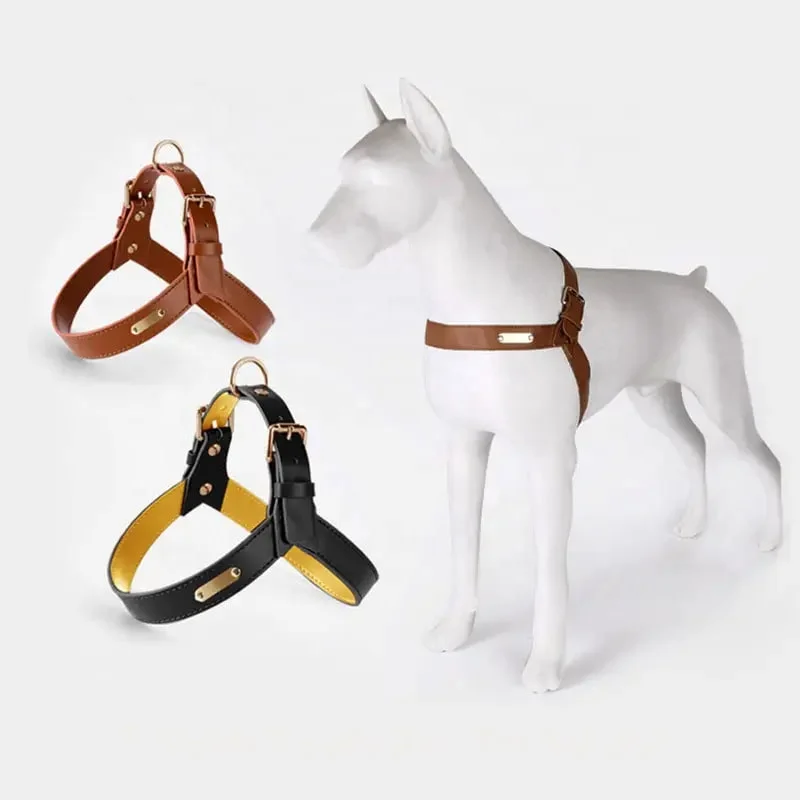 2024 High Guality Luxury Step In Pet Body Harness Chest Dog Accessories Dog Harness Private Label