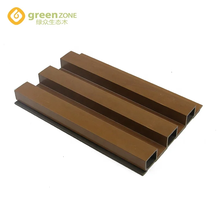 Balcony size customized soundproof panel pvc wood wall cladding