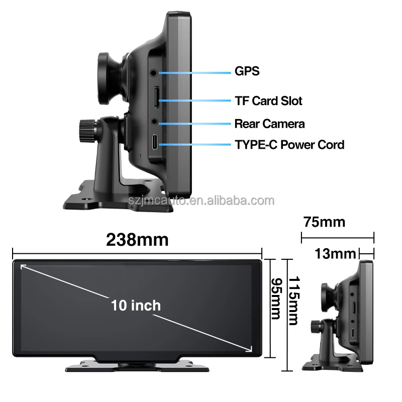 JMC UHD 4K WIFI зеркало заднего вида видеорегистратор с ночным видением Автомобильный камера приборной панели 10 26 дюйма 2560*1440P