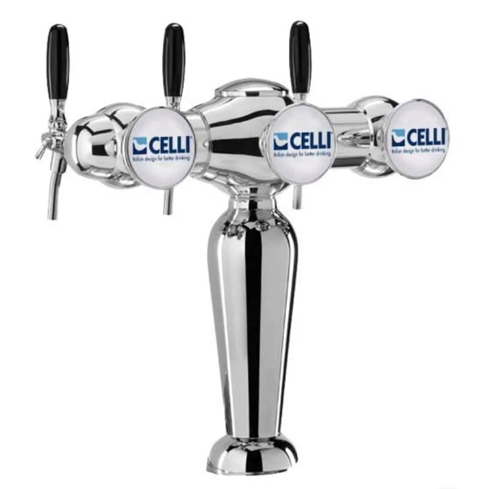 Automatic beverage machine draft beer chiller dispenser