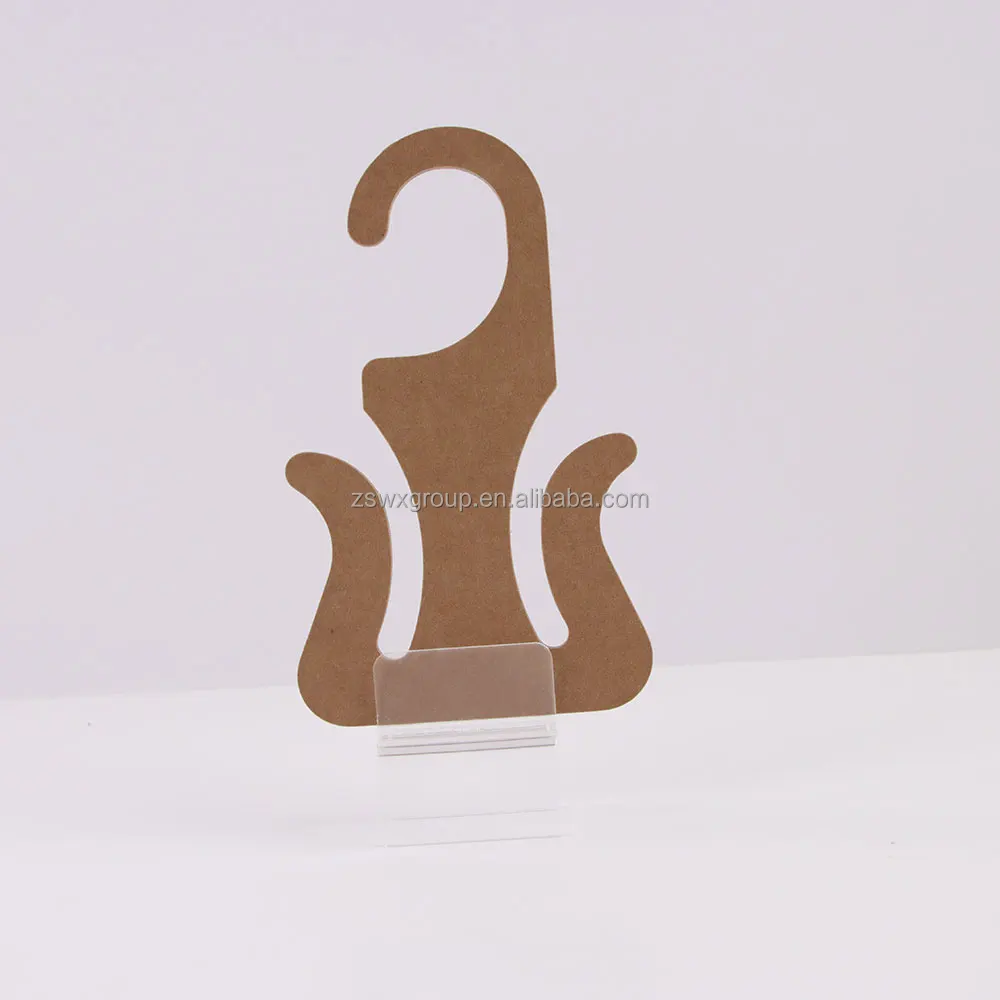 Wholesale High Quality Recyclable Slides Sandals Paper Cardboard Hanger Hook