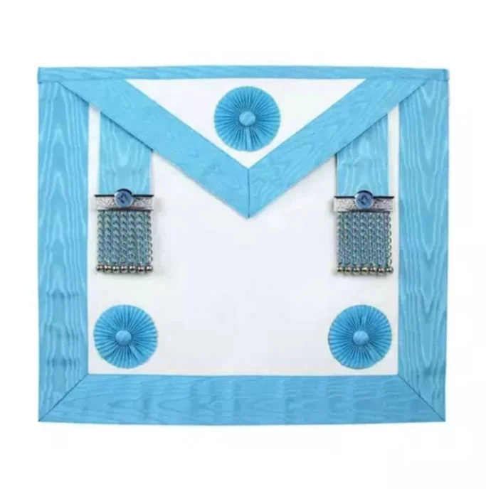 High Quality Masonic Item Masonic Regalia Leather apron Embroidered Apron with custom Logo for Freemason