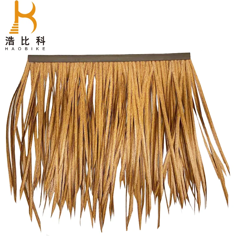 Special Price fireproof straw roof artificial synthetic thatched roof umbrella natural thatched roof artificial palm thatch
