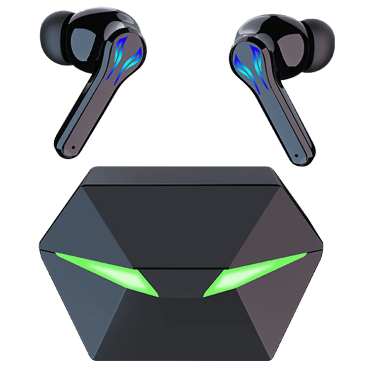 Play Game Earphone HIFI True Wireless Sound Low latency Surround Stereo Gaming Headsets LED light Earbuds Headphone
