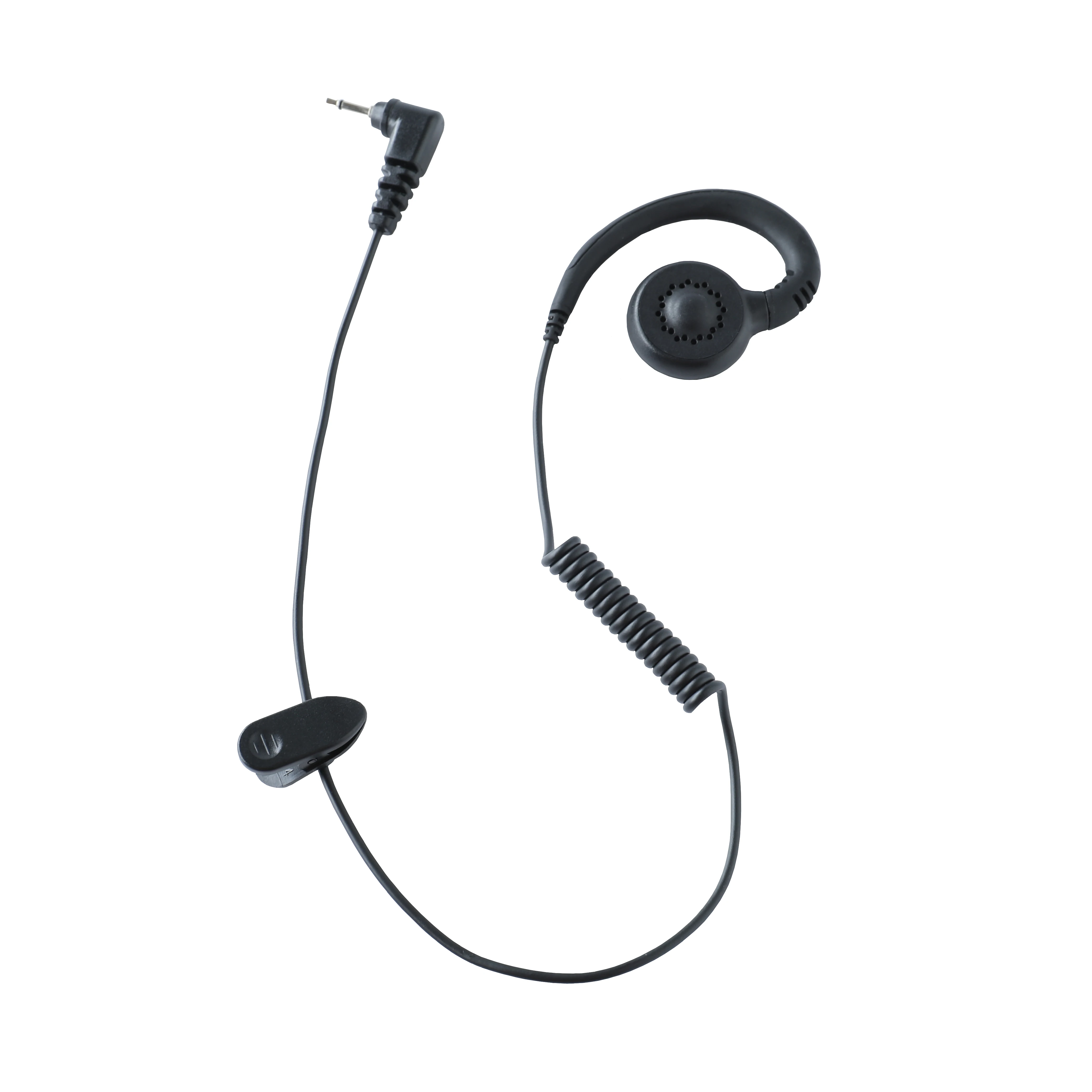 Walkie Talkie Earpiece 1Pin 2.5 mm Jack Universal Headset Mic Two Way Radio Referee Surveillance Earphones G Shape Wire earpiece
