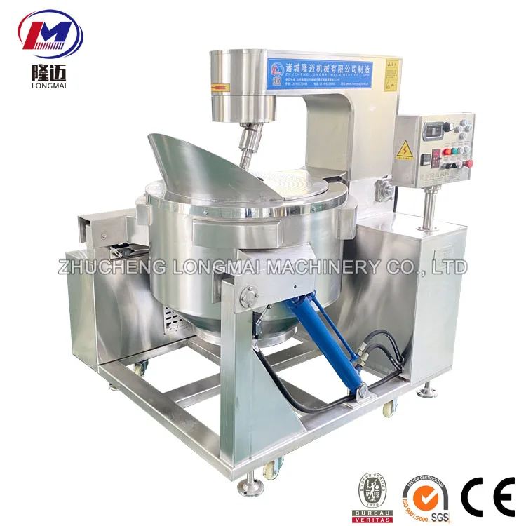 
Chinese automatic double popcon machine de electromagnetic popcorn continuous machinery supplier producers 1400W for industry 