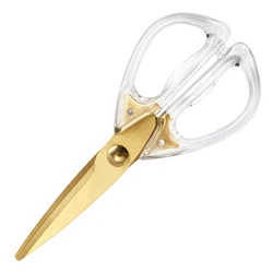 2023 Cocina Kitchen Powerful Scissors Heavy Duty Multifunction Stainless Steel Kitchen Scissors With Acrylic Handle