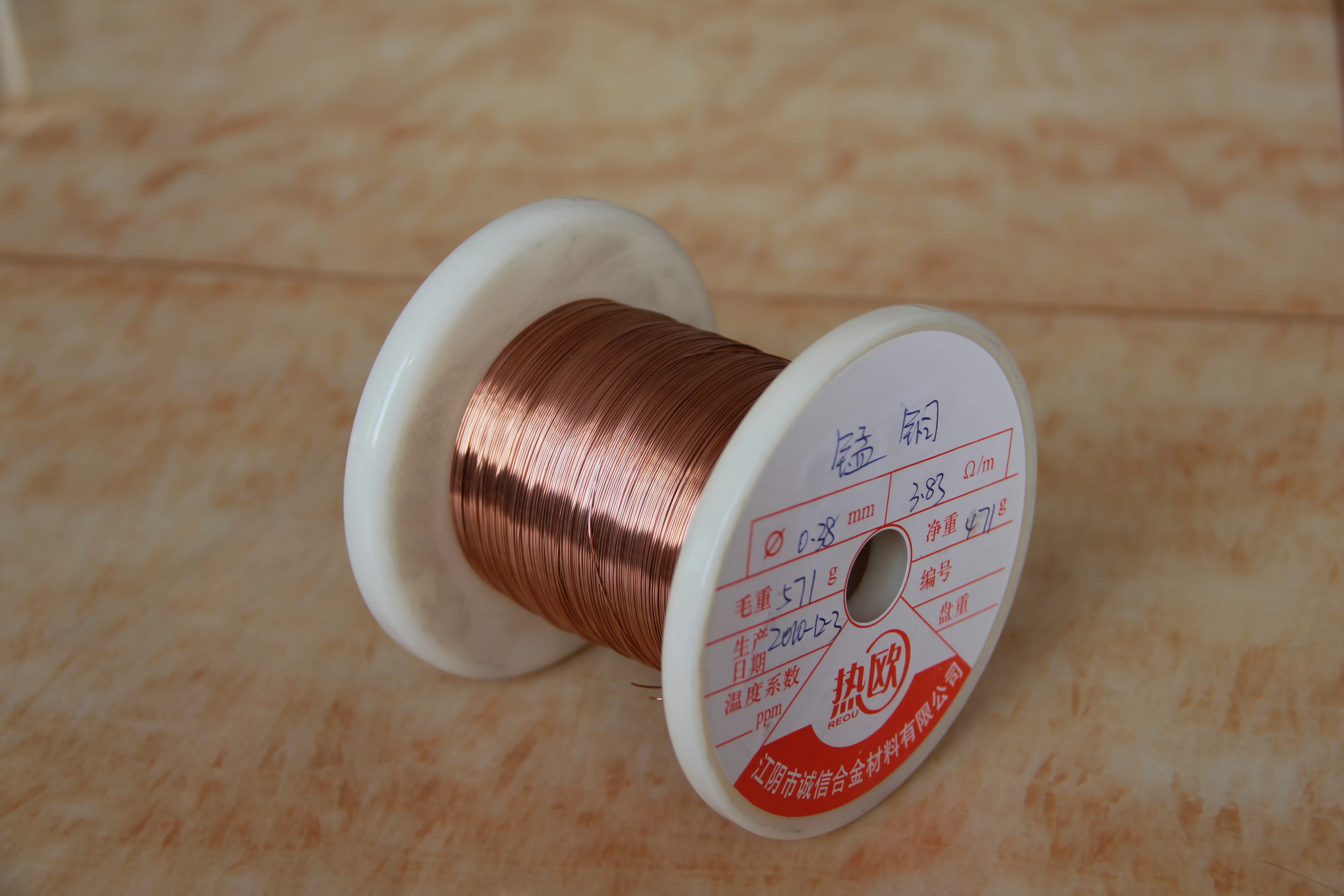 Round and Stranded Manganin(6J12,6J13,6J8) wire