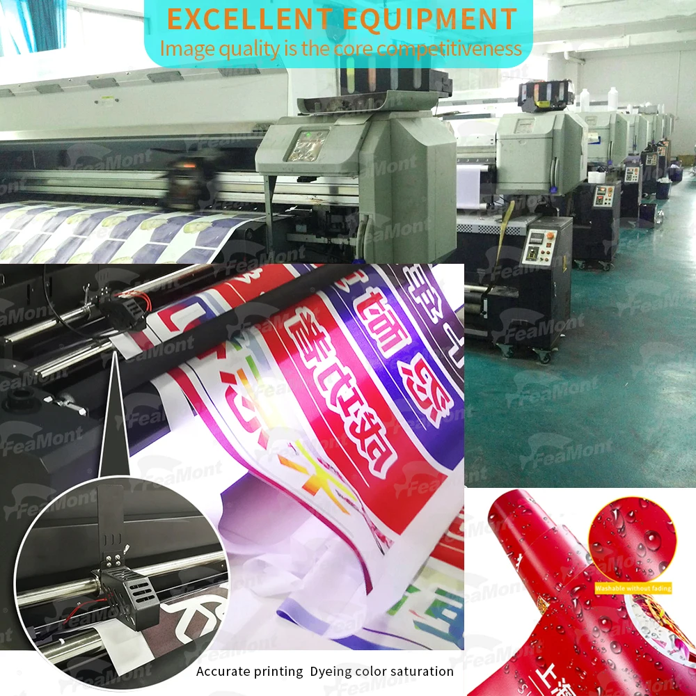 FEAMONT Aluminum retractable roll up banner stand printing 80*200cm pull up banner large size banner stand