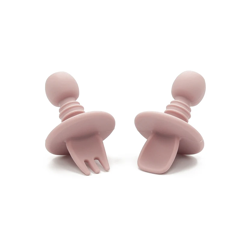 100% Food Grade Soft and Flexible Feeding Utensil Silicone Baby Spoons