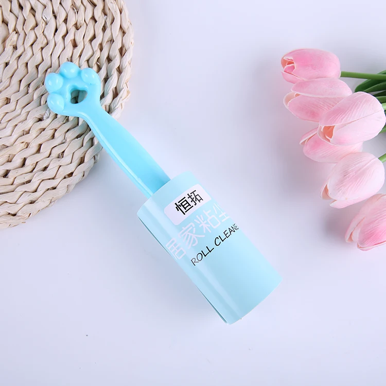 Высококачественная китайская продукция, липкая бумага, пластиковая ручка с милым кошачьим когтем, портативная многофункциональная Экологически чистая Машинка для снятия катышков