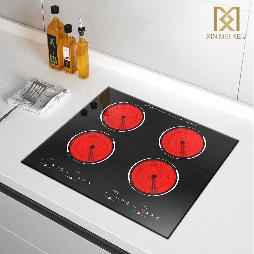 Household Hotel Kitchen 4 Burner Infrared Cooker/ Ceramic Hob