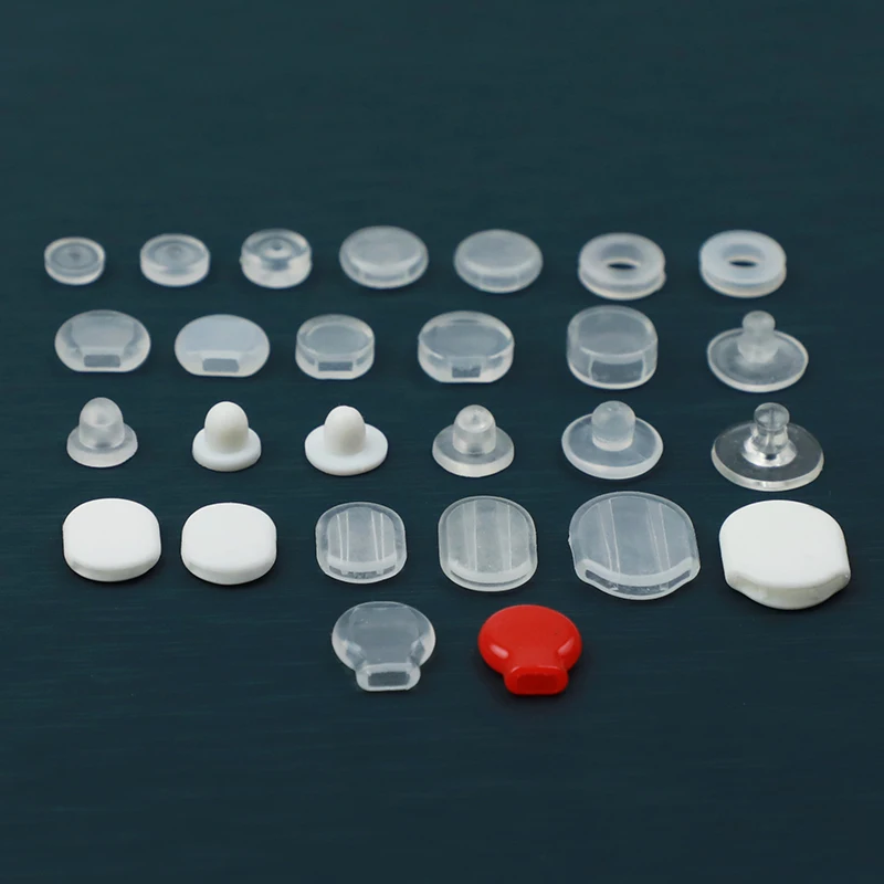 Hot selling cushion pad for earring ear clip  anti-pain pad soft rubber jewelry earrings accessories