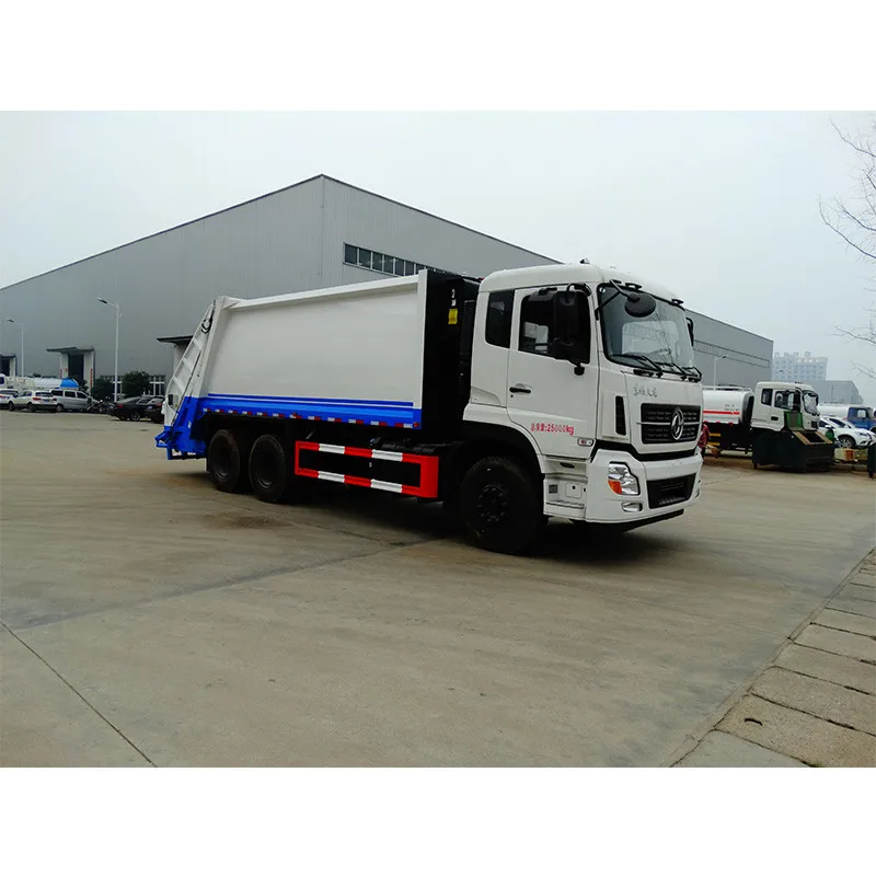  Dongfeng Tianlong 6x4 18 куб. М грузовик для уплотнения мусора с задней нагрузкой на