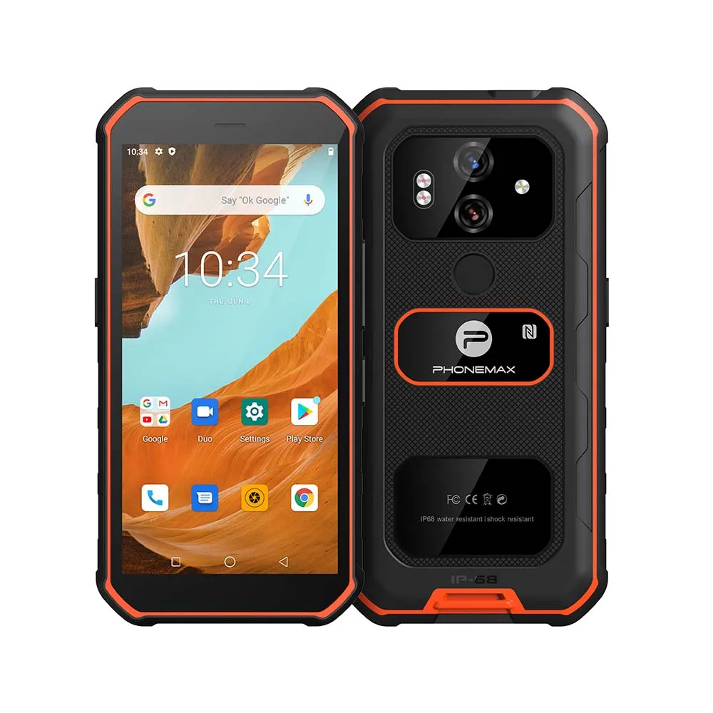 New X1 Pro Android 13 Rugged Smartphone Night Vision Camera Dual 4G Unlocked Waterproof Octa Core NFC LTE Display LCD Type Phone