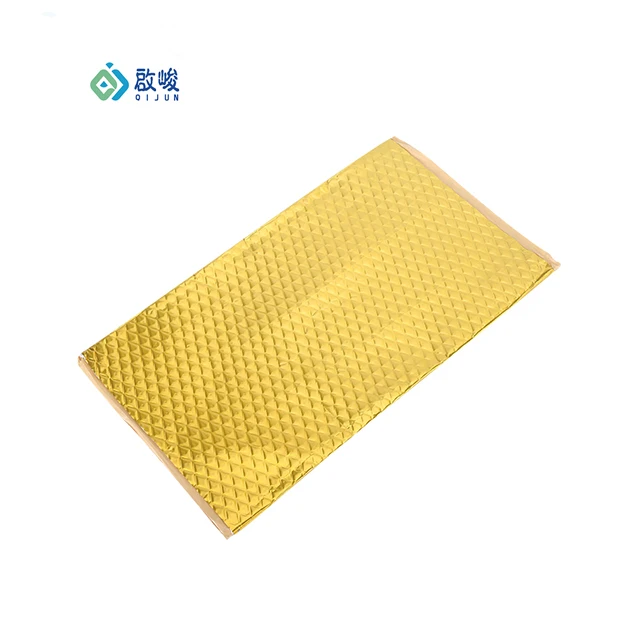 The car is refitted with shock proof and soundproof pad glue and the golden honeycomb damping plate of the water pipe