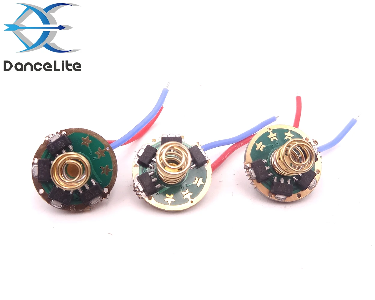 17mm AMC7135 4200mA Circuit Board 3.7V 8/10/12*7135 Stable Constant Current Driver Board Memory Function (1/3/5 MODE)