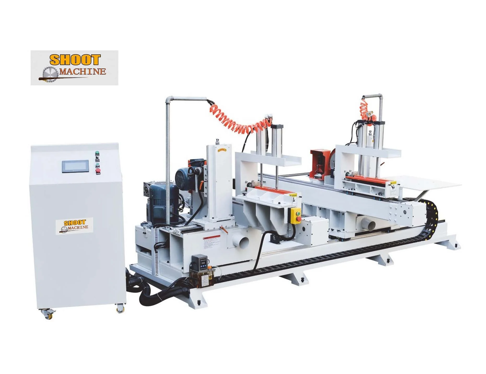 Shoot Brand Woodworking Automatic Double-end Saw With Vertical Shaft Milling Machine, SHX1840C