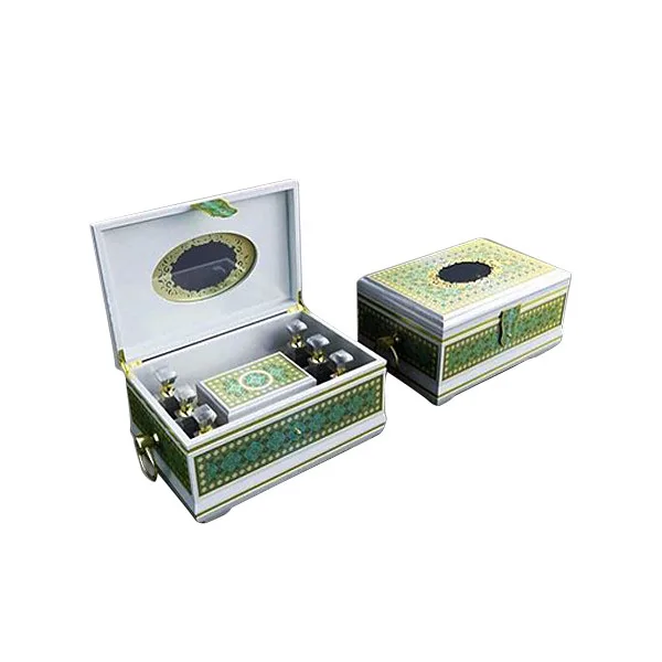 Factory Wholesale Custom Packing Box Mdf Perfume Wooden Boxes With Oil Bottle Slots